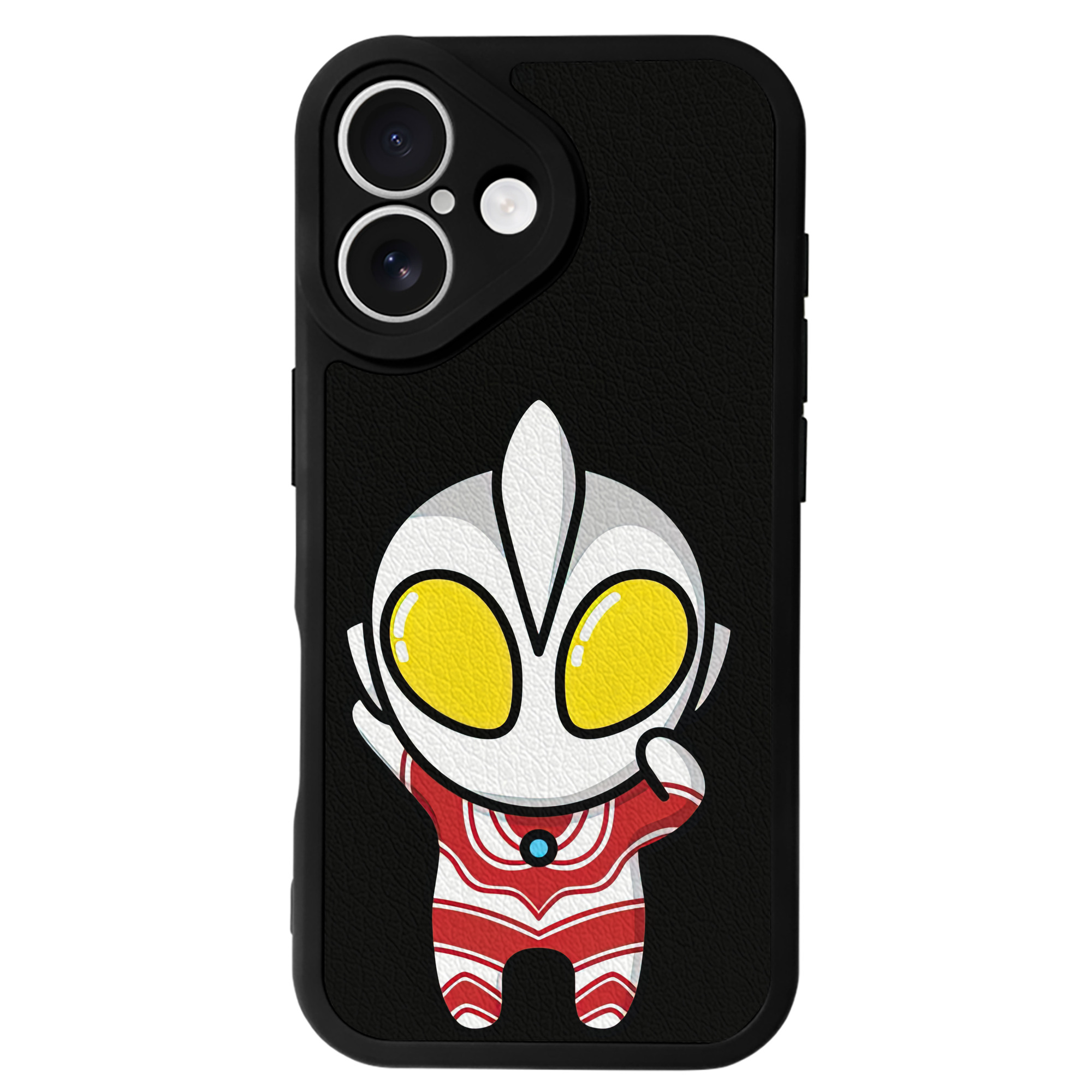 （画像用） ウルトラマン Ultraman 【iPhone 16シリーズ対応】シリコンスマホケース（レザー調） 材質：シリコン